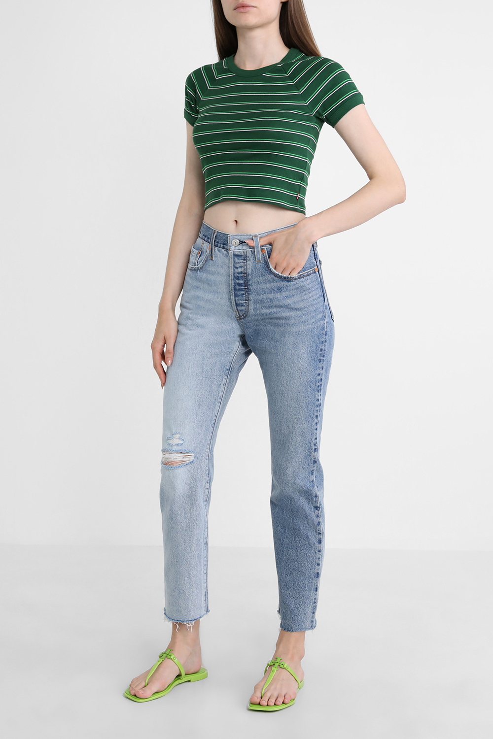 מכנסי ג'ינס 501 בשני צבעים LEVI`S